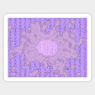 Vintage Purple Splat Sticker